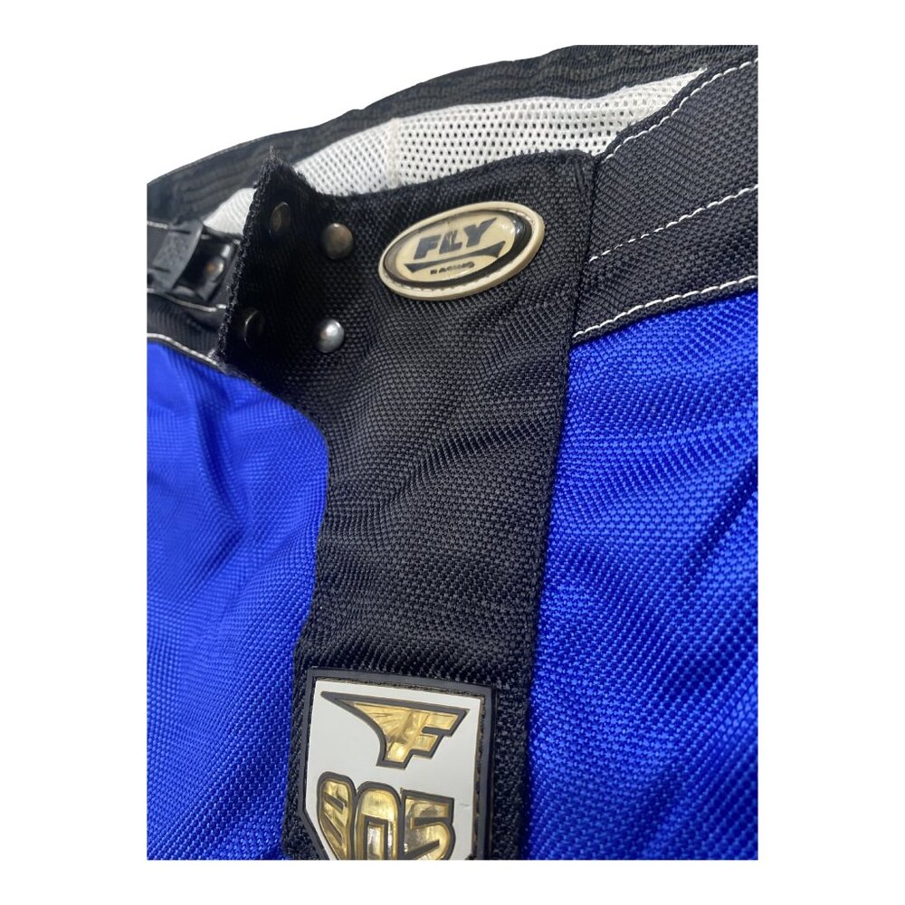 Fly Racing Pants Style 805 Mens 32 Blue White BMX Motocross ATV RN# 104096 - Picture 3 of 9